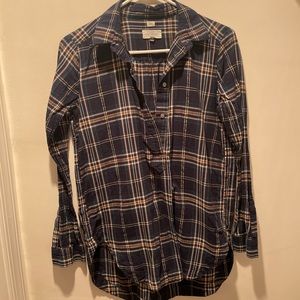 Loft quarter button down